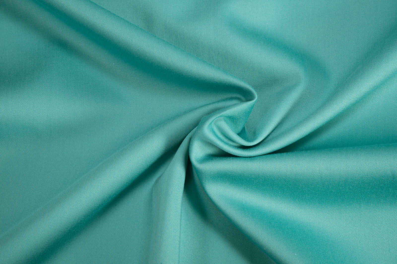 Cotton satin slightly elastic uni light turquoise