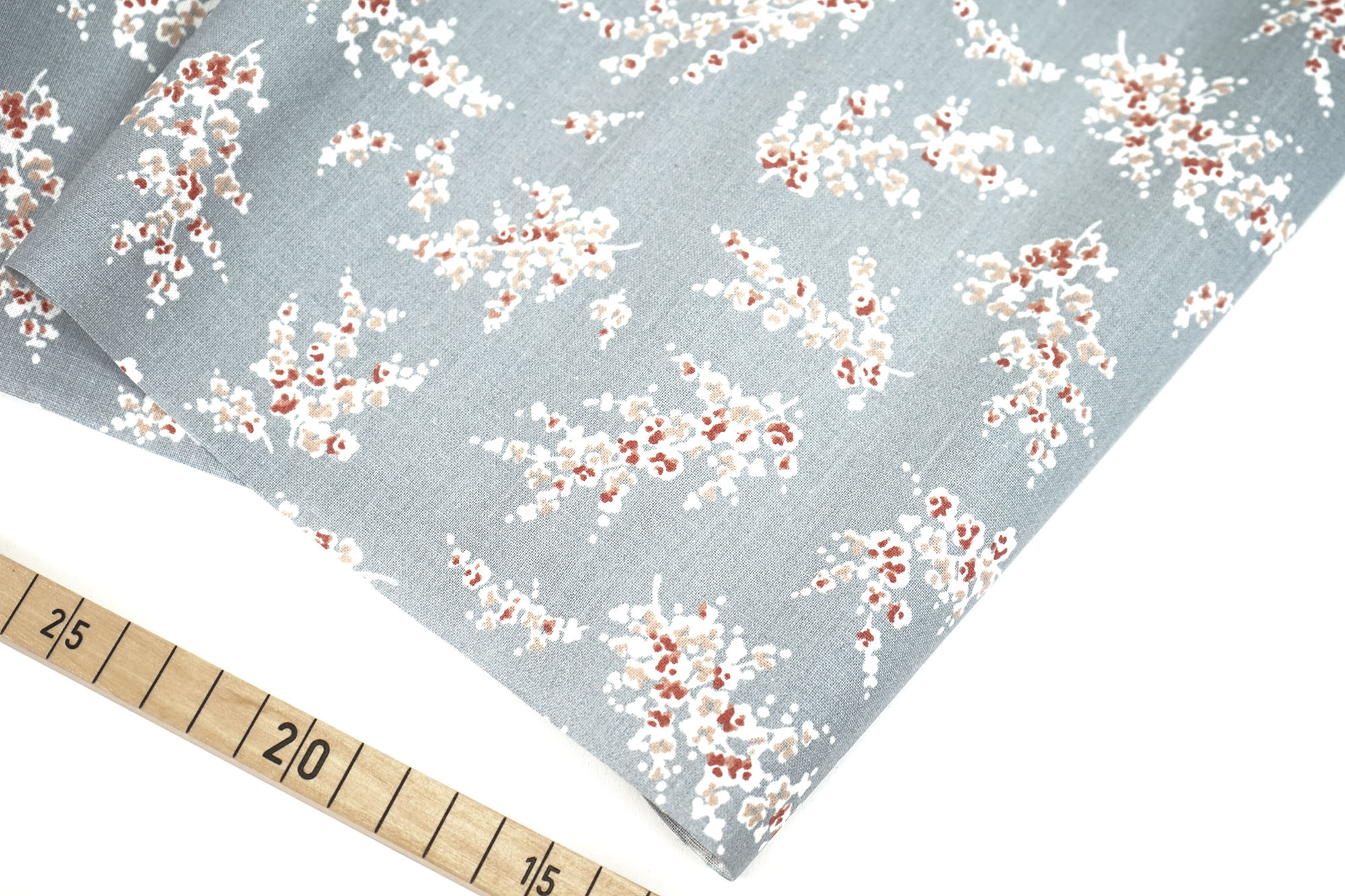 Oilcloth - Coated cotton - Wisteria Dusty Blue - matt - Au Maison