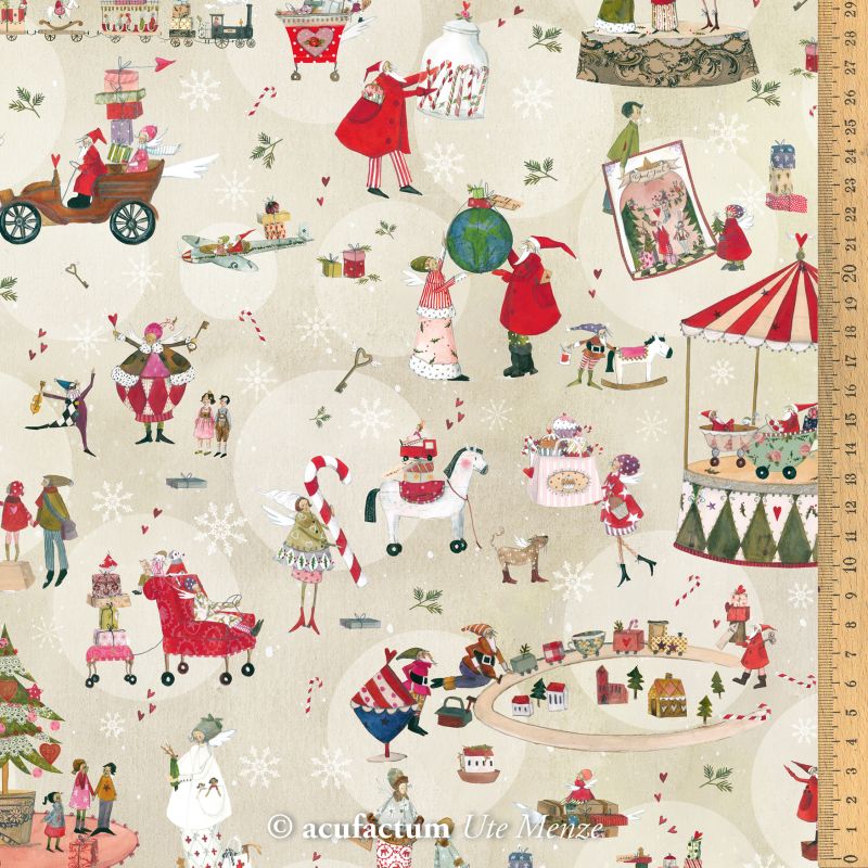 acufactum - Cotton fabric - Toy shop - Silke Leffler