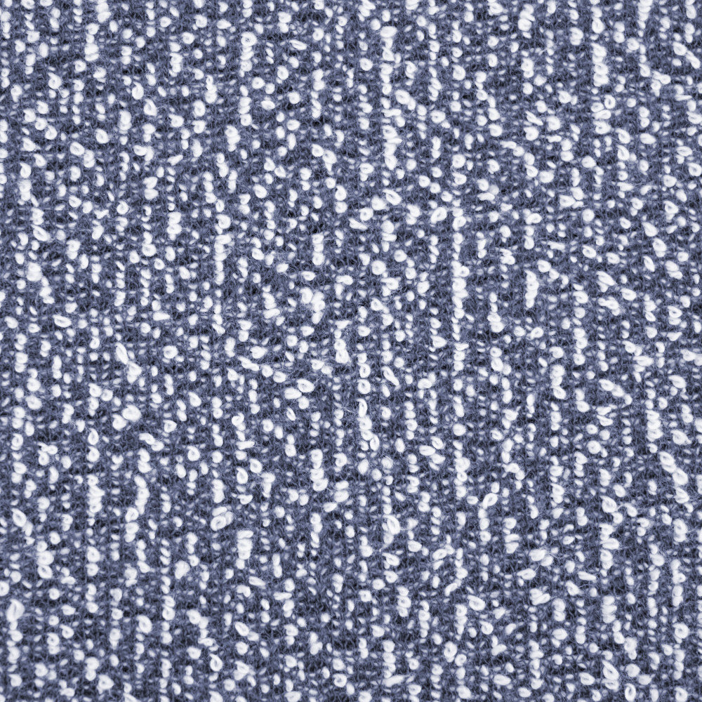 Stoffonkel - Organic basic bouclé - blue
