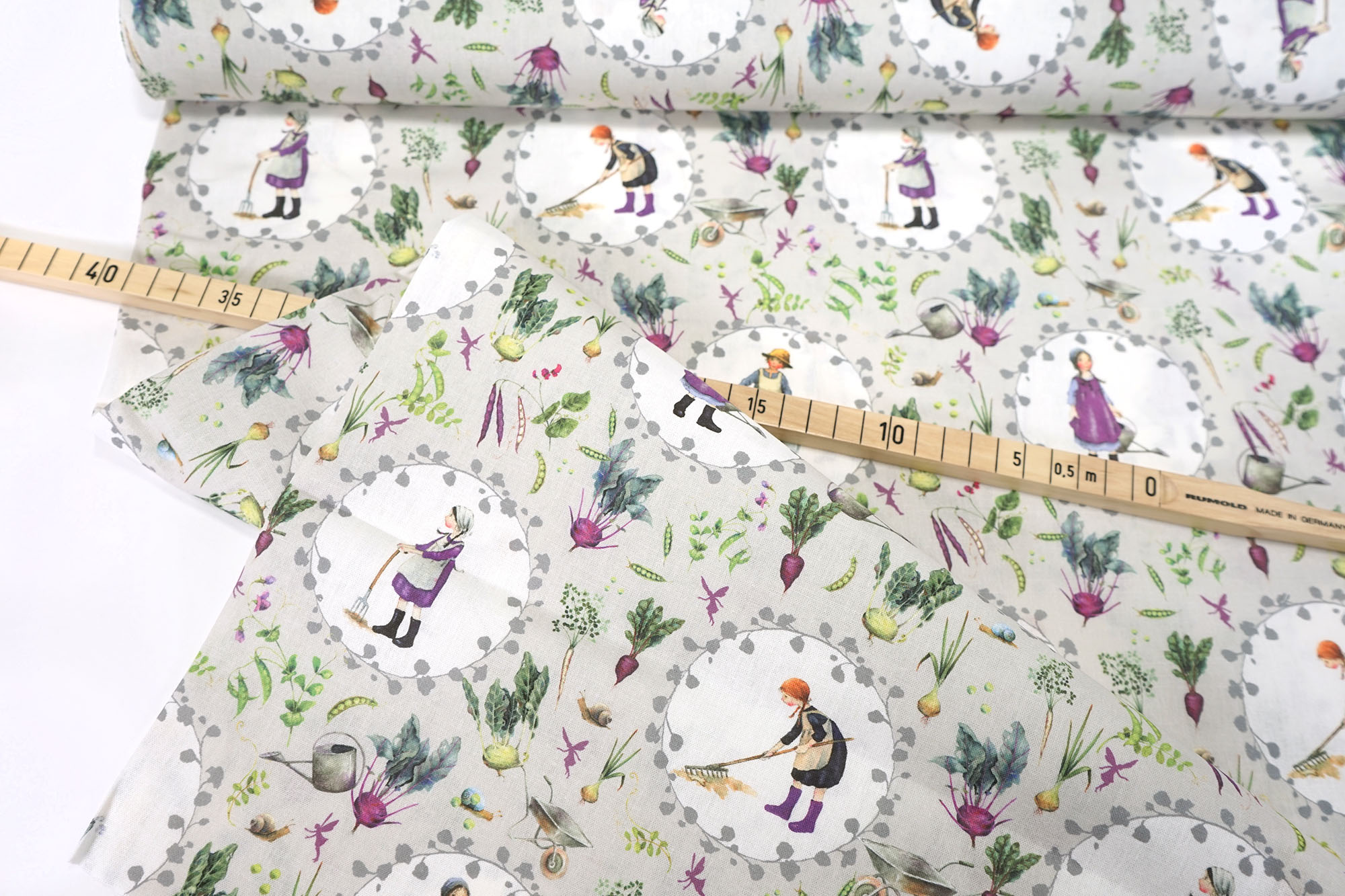 acufactum - Cotton Fabric - Garden Love - Daniela Drescher