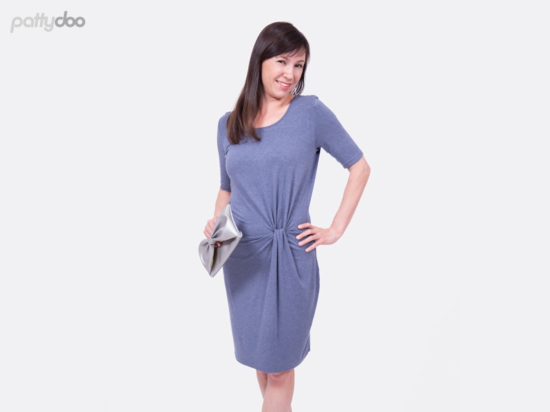 Paper Pattern Knot dress Amelie by Pattydoo