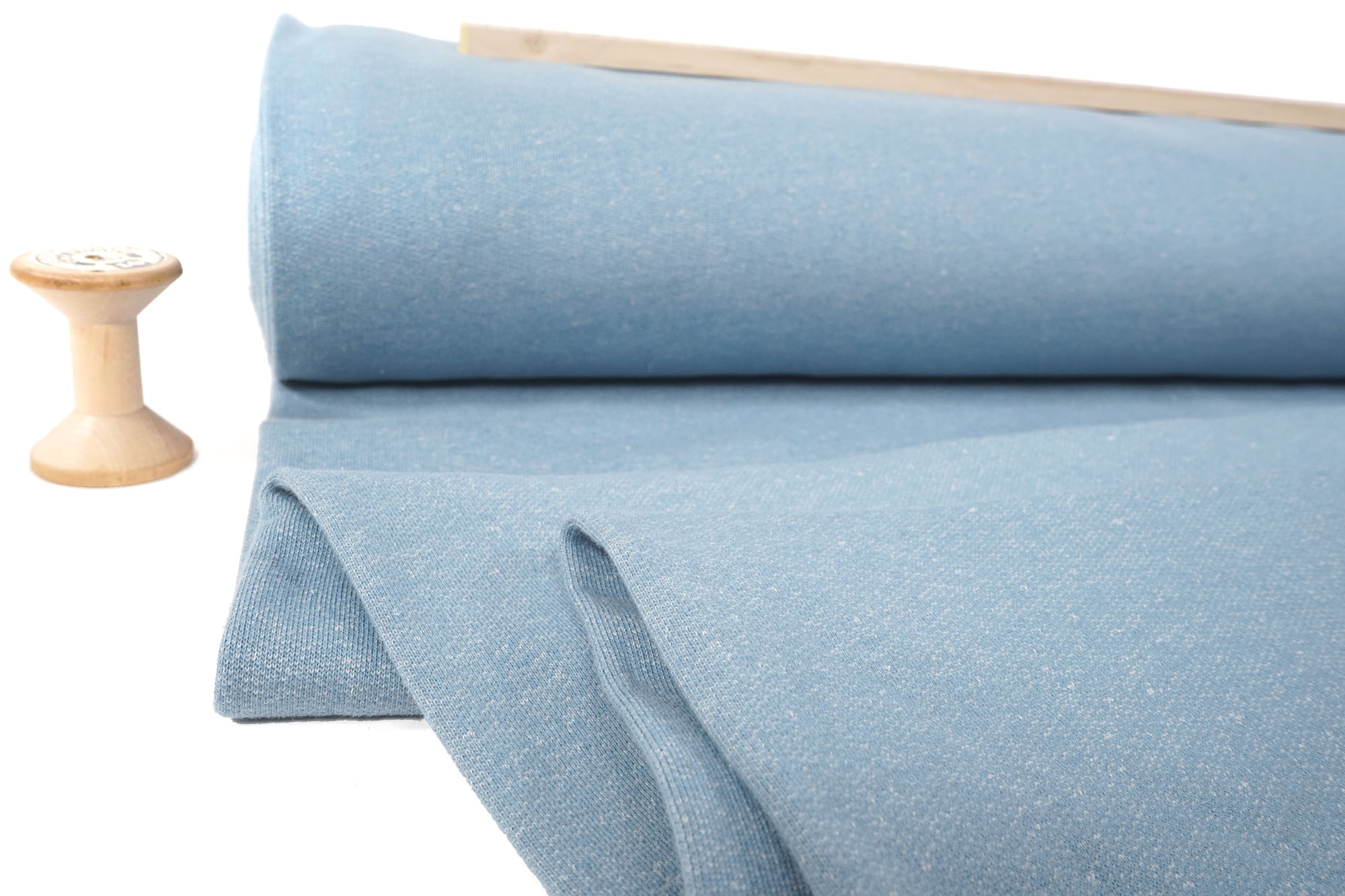 Sweat French Terry • roughened • jeans blue melange