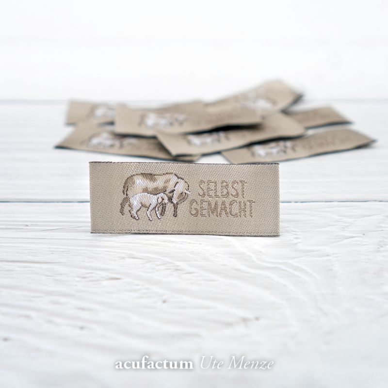 acufactum - Woven Label - Little Sheep Homemade