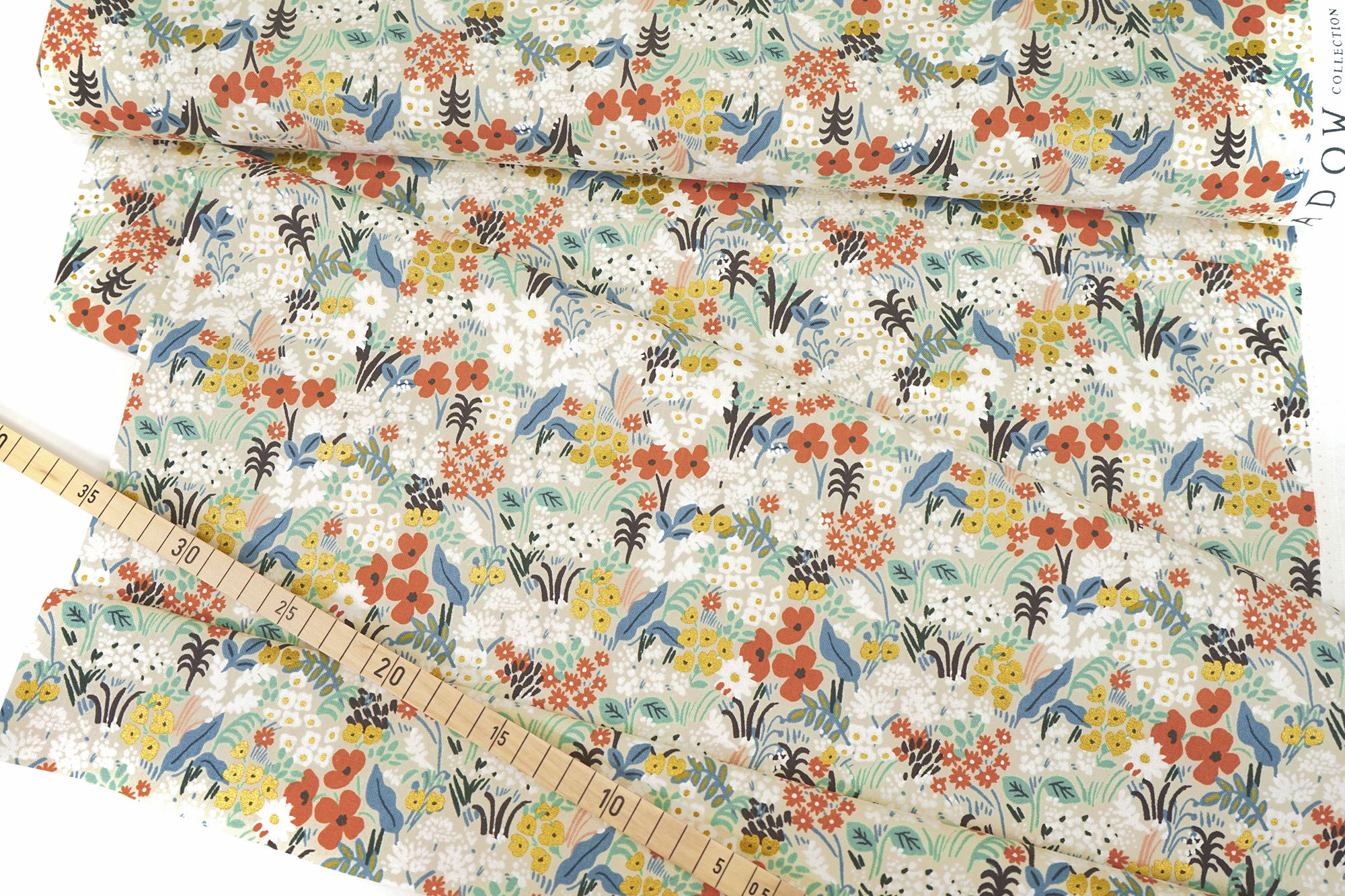 Cotton+Steel - Canvas - Bon Voyage - Meadow - Rifle Paper Co.
