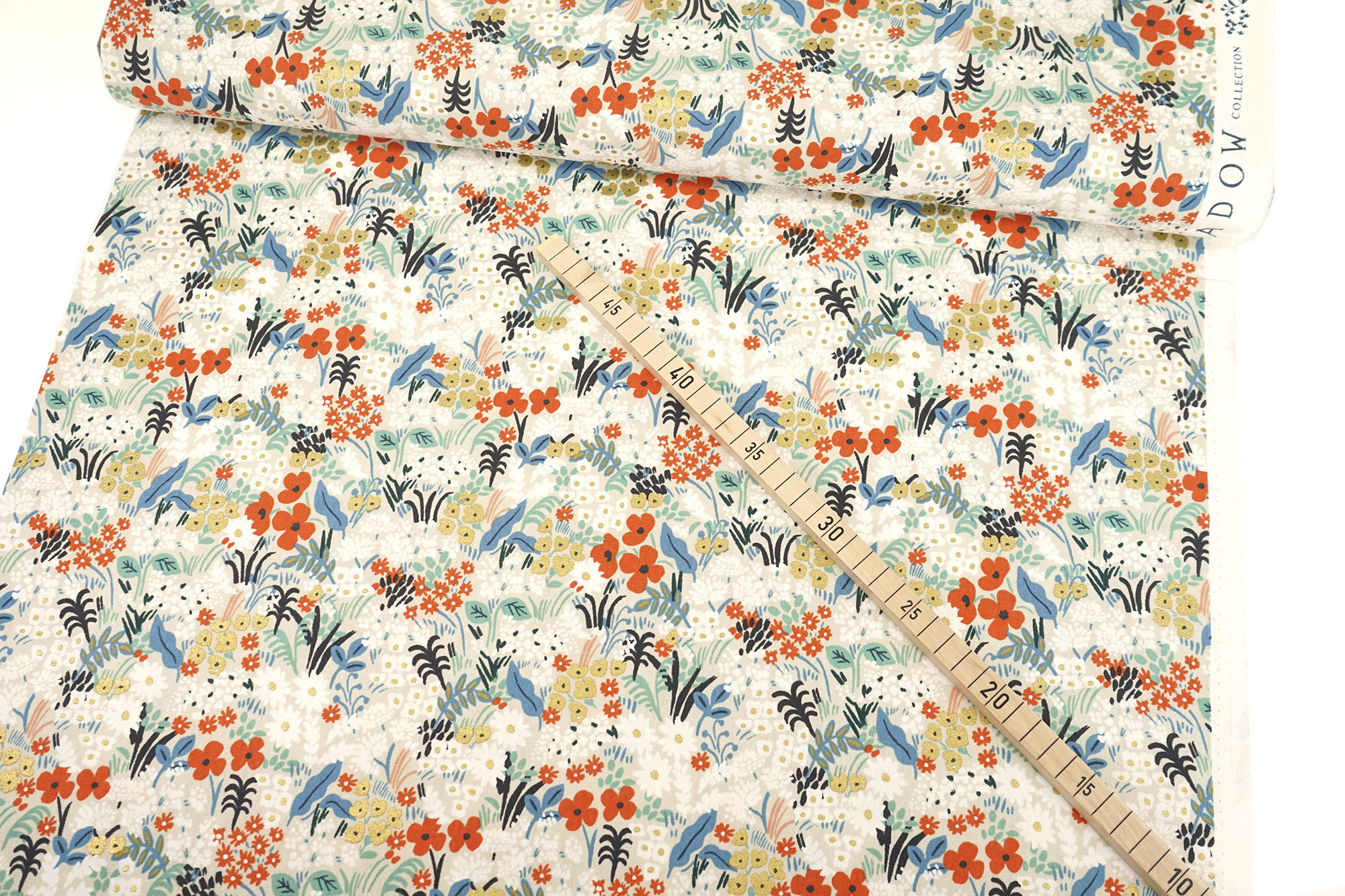 Cotton+Steel - Canvas - Bon Voyage - Meadow - Rifle Paper Co.