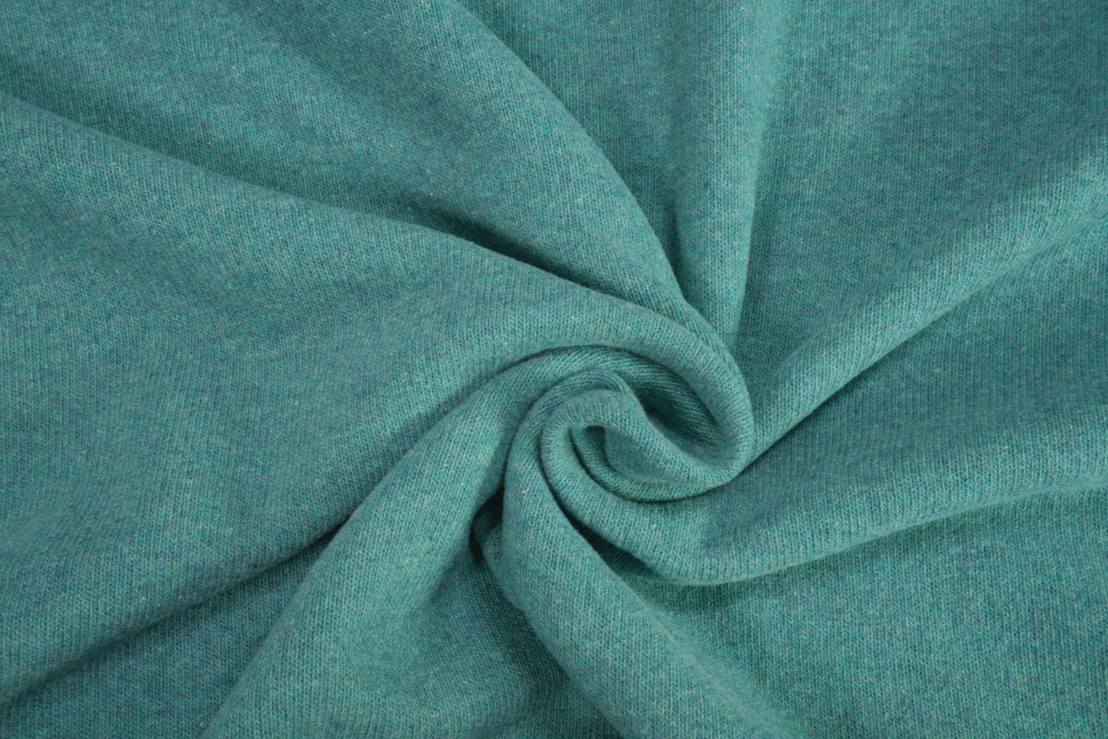 Knitwear Bene roughened uni mint Cotton fabric made in Italy