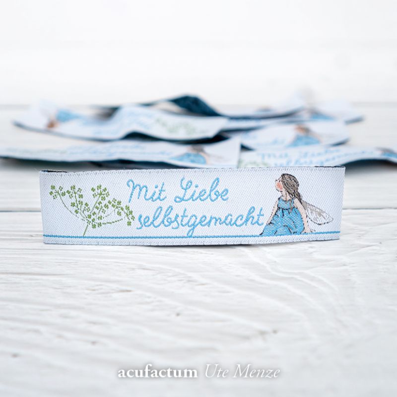 acufactum - Woven label - Homemade with love - Elf