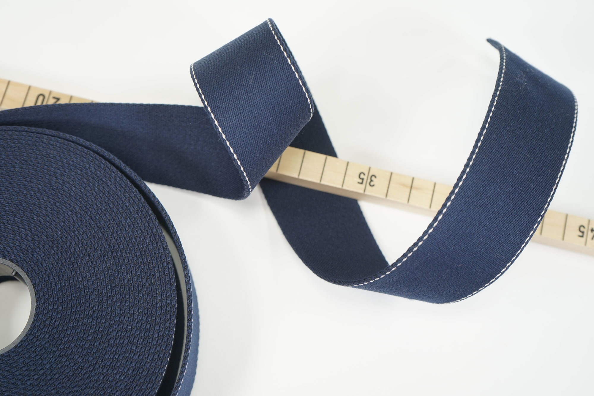 Webbing - Doubleface - 40 mm - navy