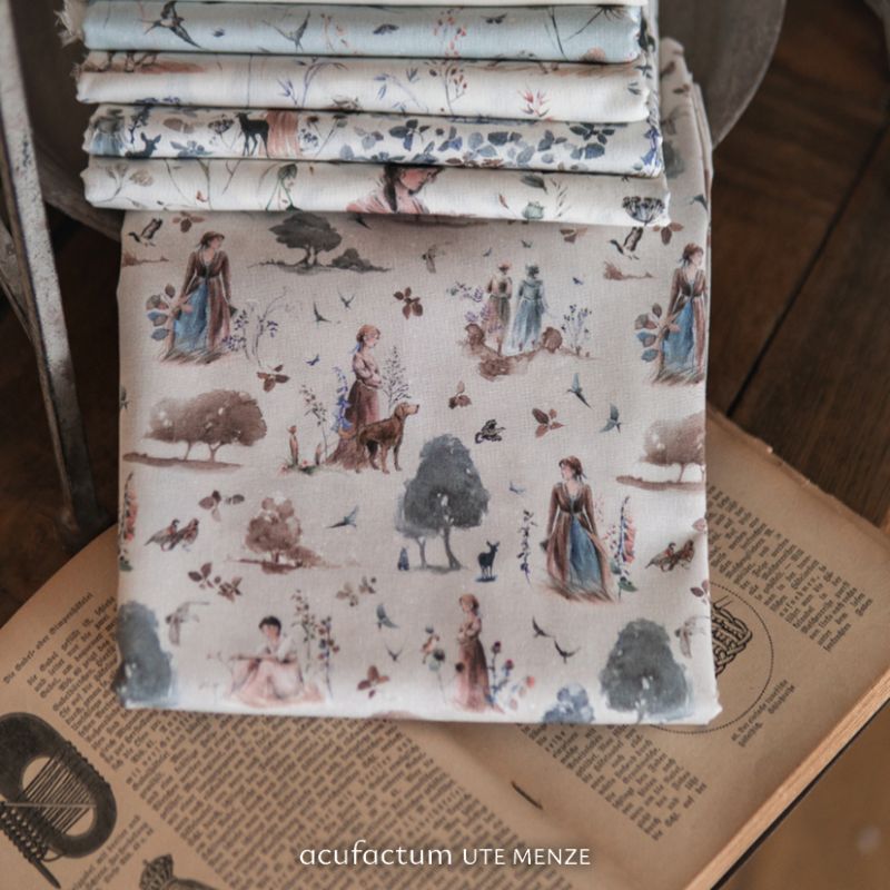 acufactum - Cotton fabric - Places of longing - Sophia Drescher