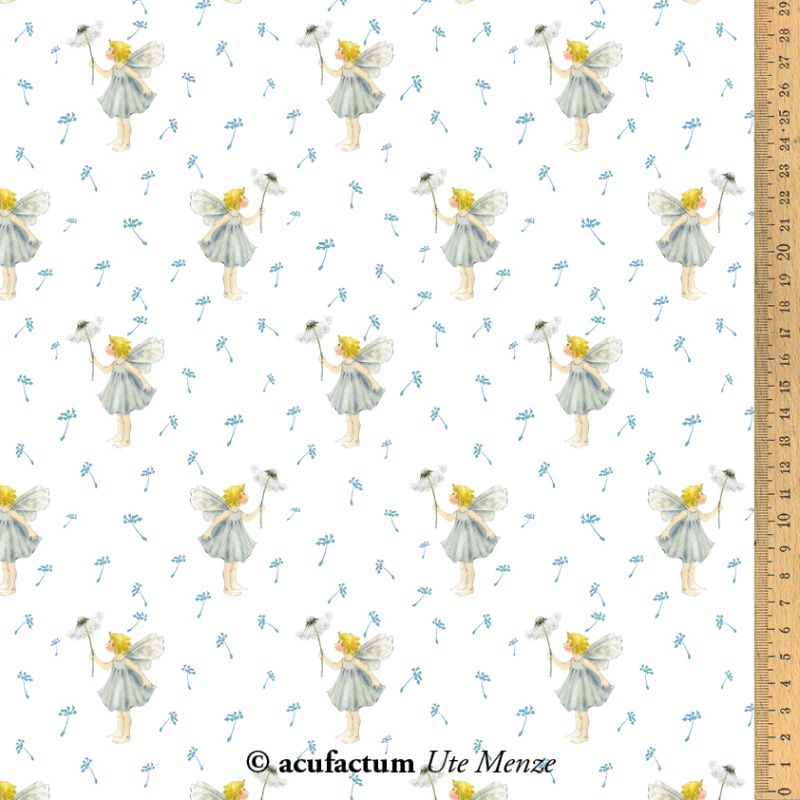 acufactum - Cotton fabric - Dandelion fairy - Daniela Drescher