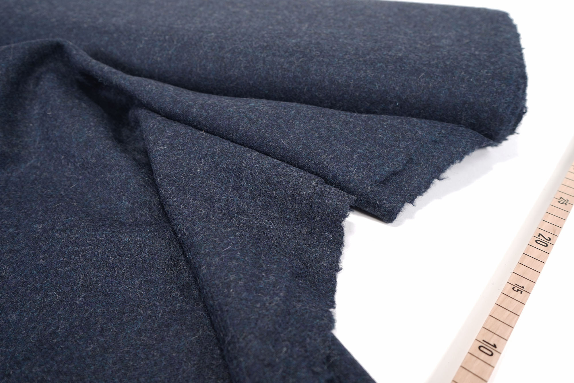 Shetland tweed - faux uni - midnight blue