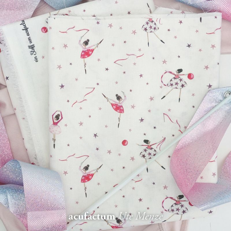 acufactum - Cotton fabric - Little dancer - Silke Leffler