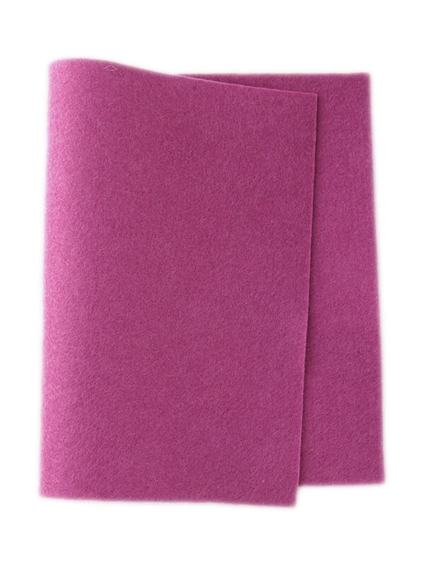 Wool felt magenta • 100 % pure wool