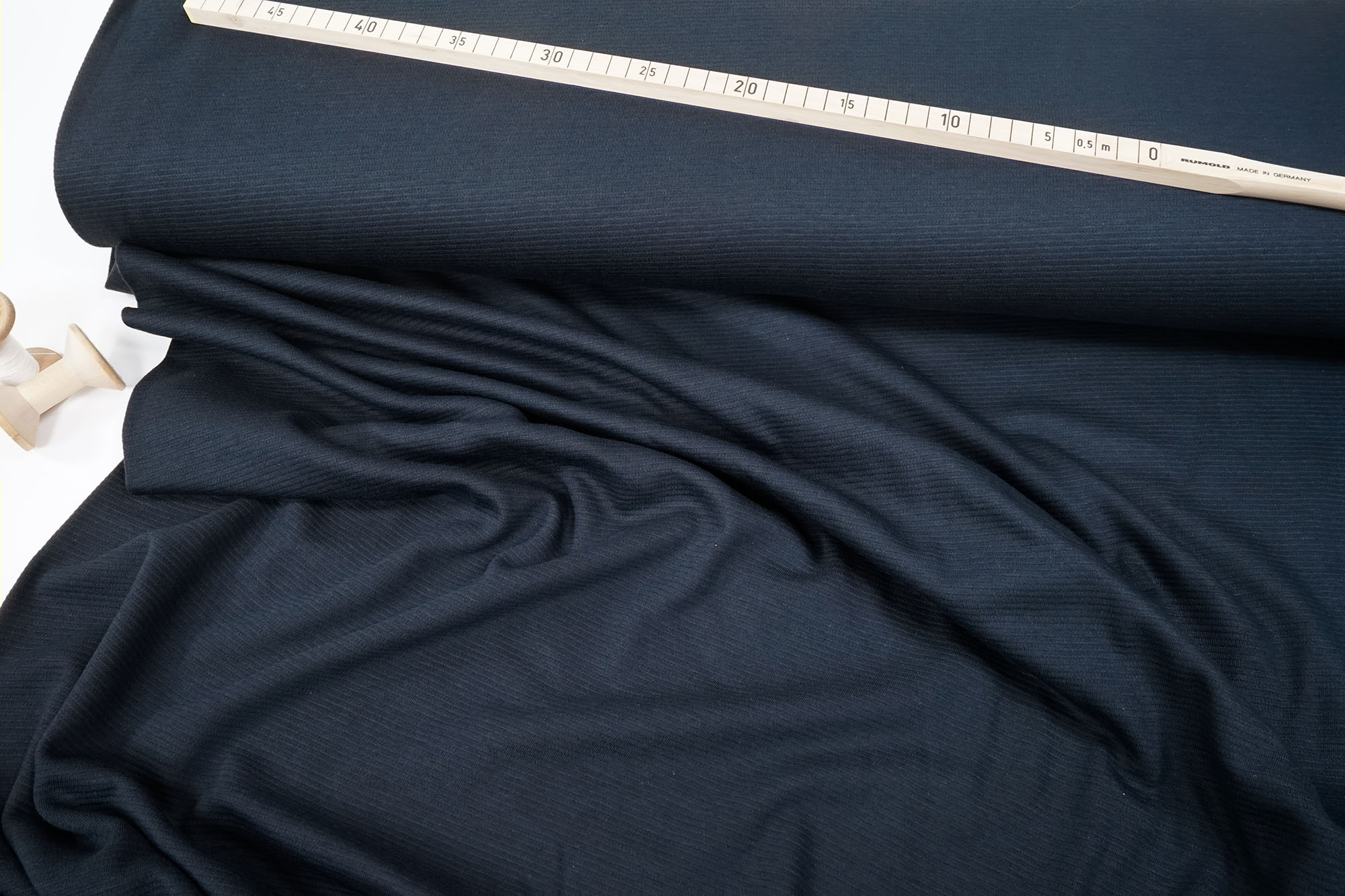 Organic Woolen Ottoman mind the MAKER indigo night