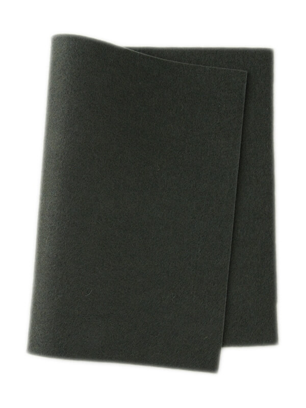 Wool felt dark grey • 100 % pure wool