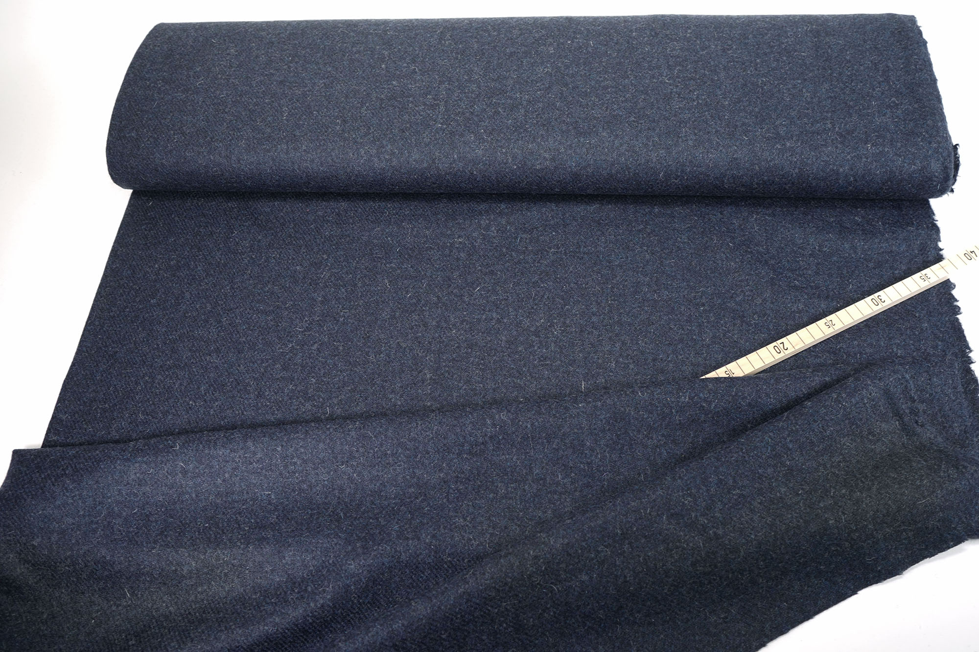 Shetland tweed - faux uni - midnight blue