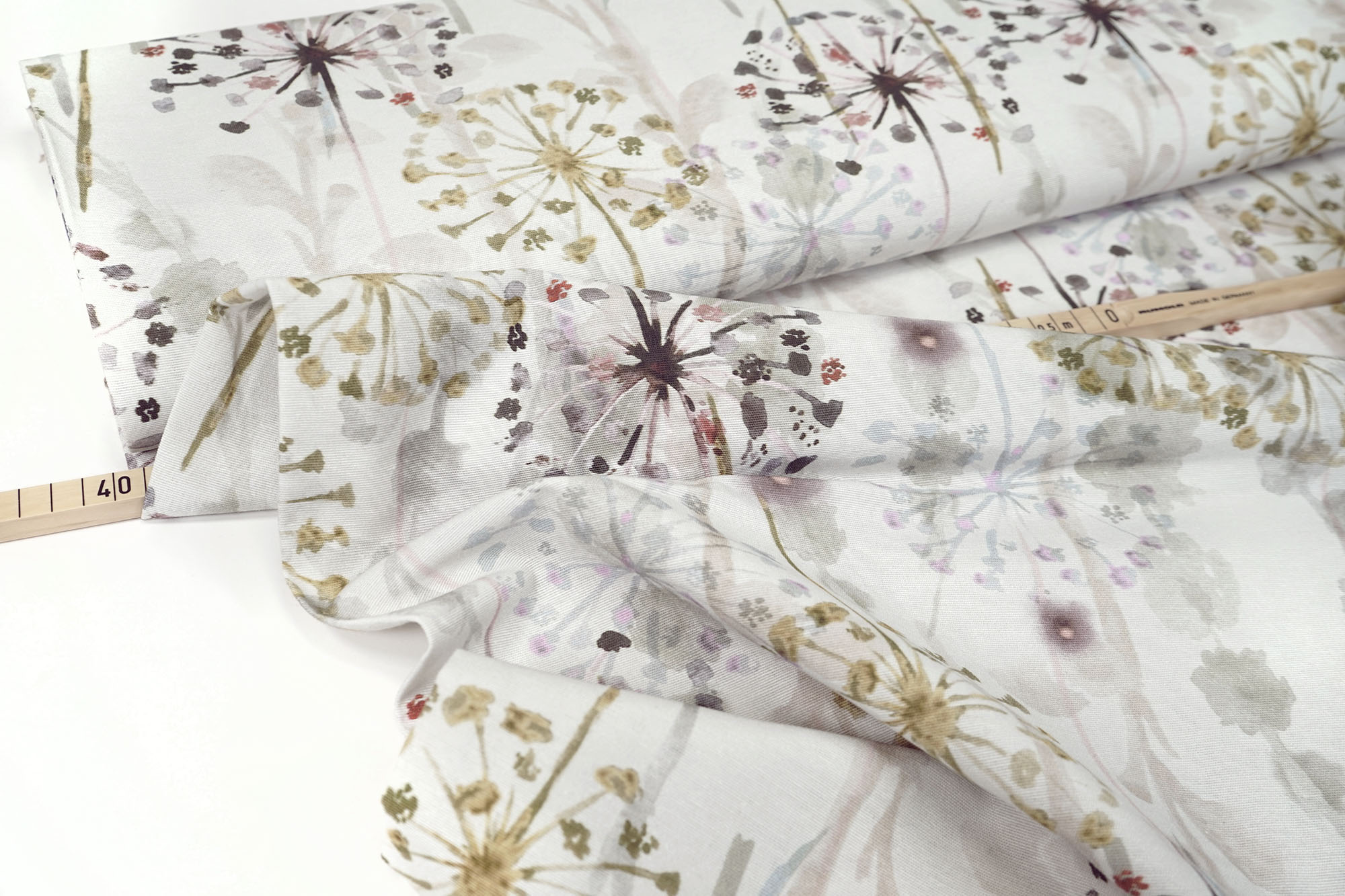 Decoration fabric - Canvas - Allium - natural