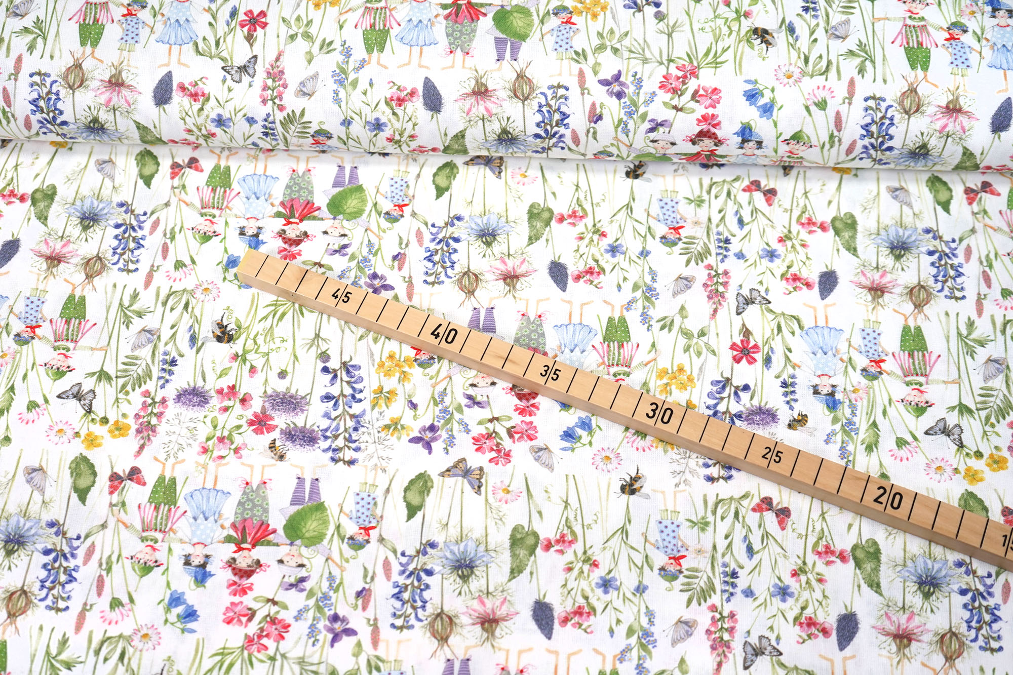 acufactum - Cotton fabric - Flower children - Kerstin Heß