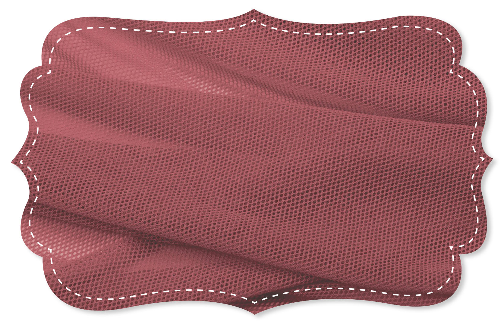 C. PAULI - Soft tulle - organic cotton - deco rose