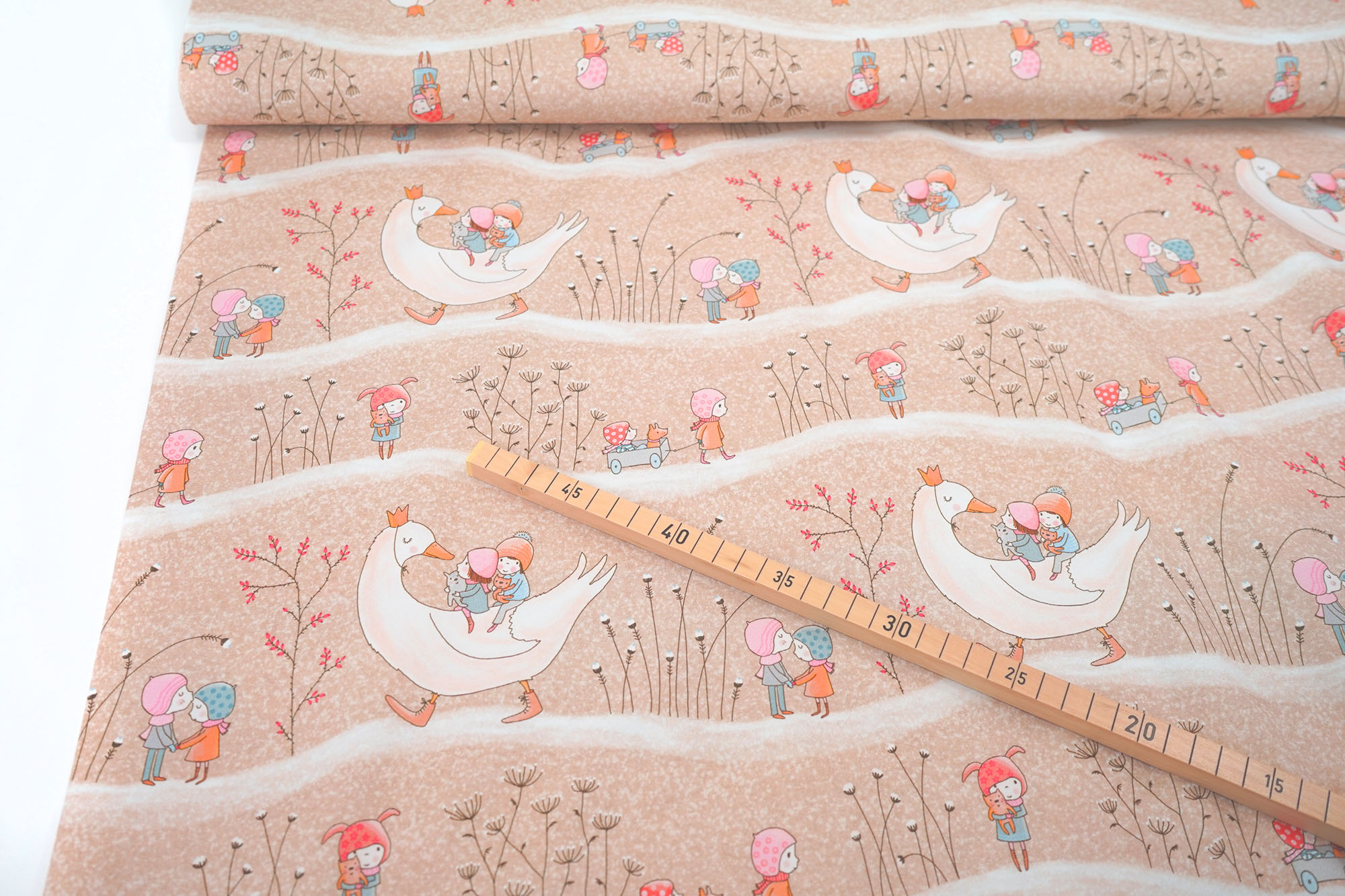 Stoffonkel - Organic jersey - Susalabim - Winterkinder (GOTS)