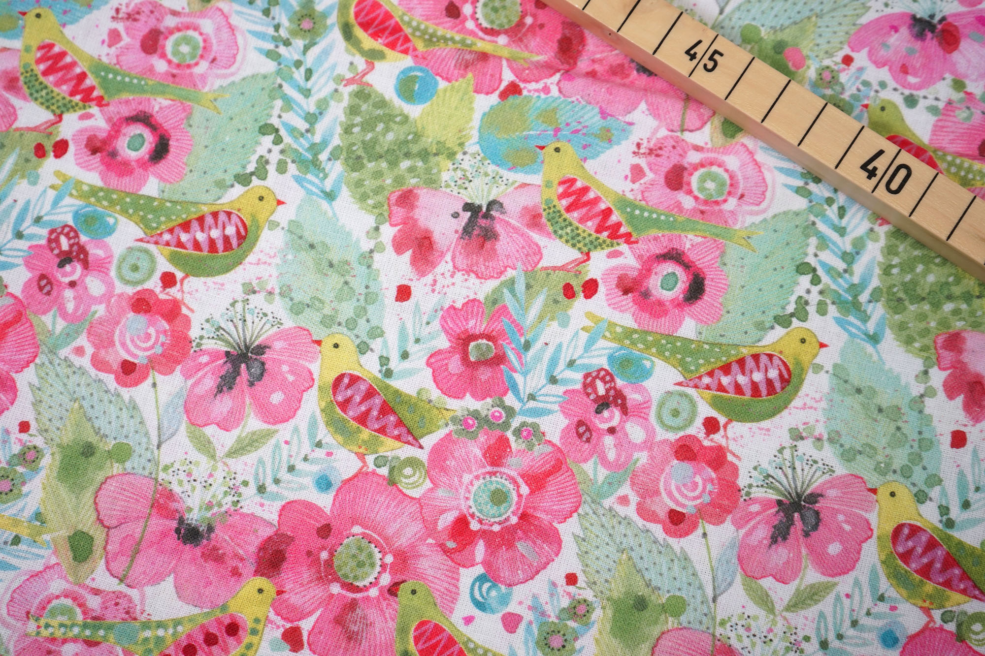 acufactum - Cotton fabric - Flower paradise - Kerstin Heß