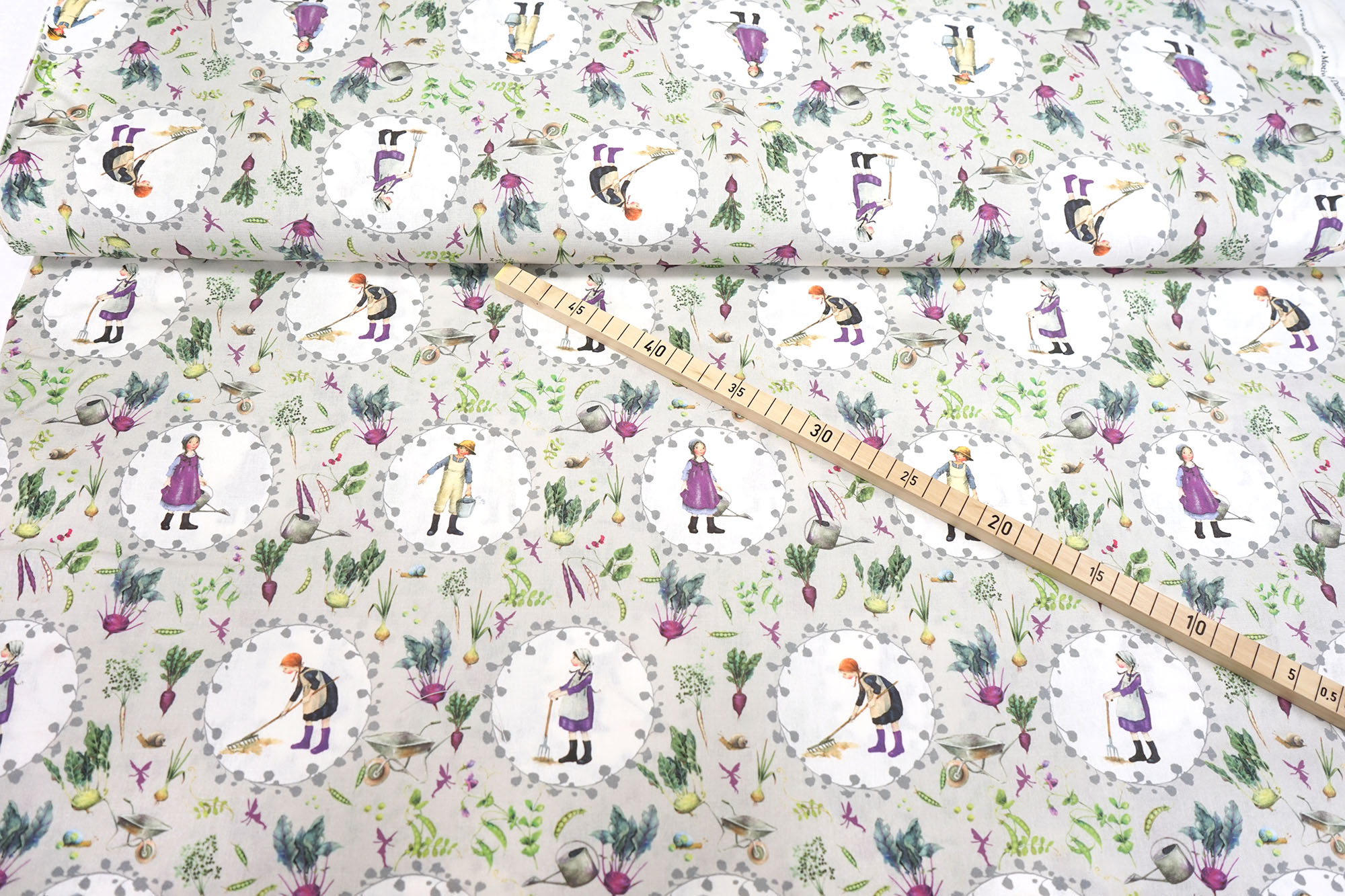 acufactum - Cotton Fabric - Garden Love - Daniela Drescher