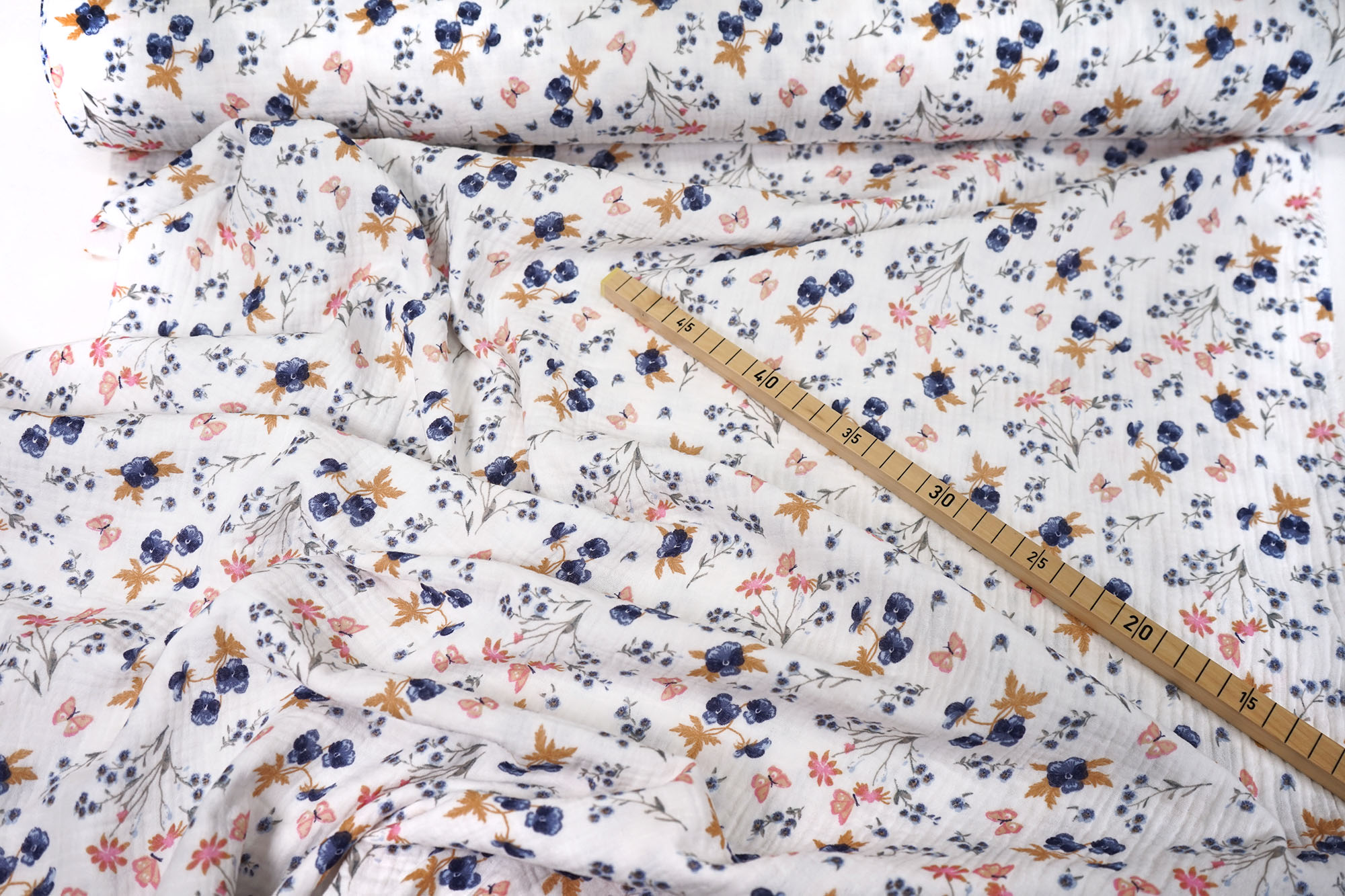 Muslin - Double Gauze - Pansies
