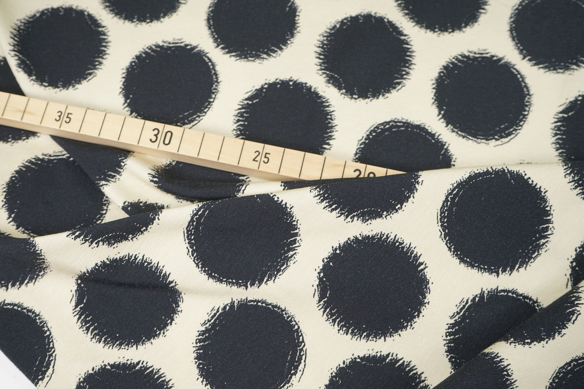 Cotton jersey - Big Black Dot - Stenzo