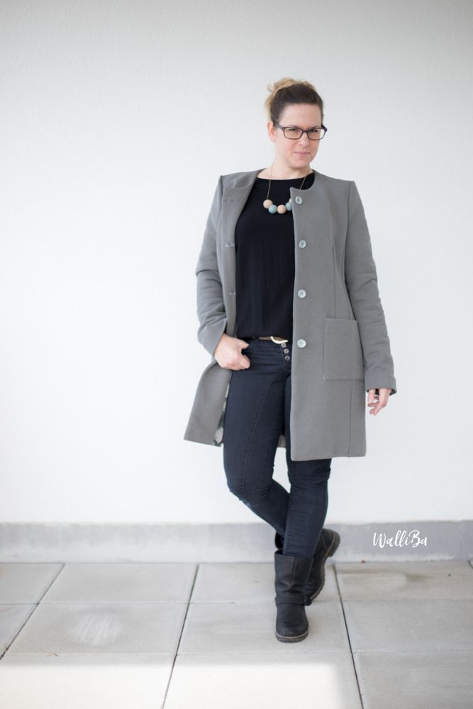 Short coat Ebony Ladies, Paper Pattern