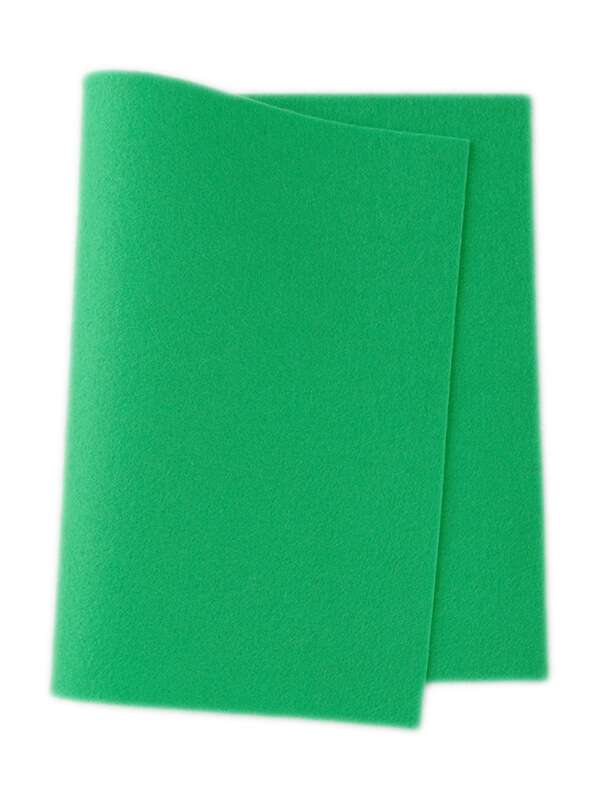 Wool felt fresh grass • 100 % pure wool