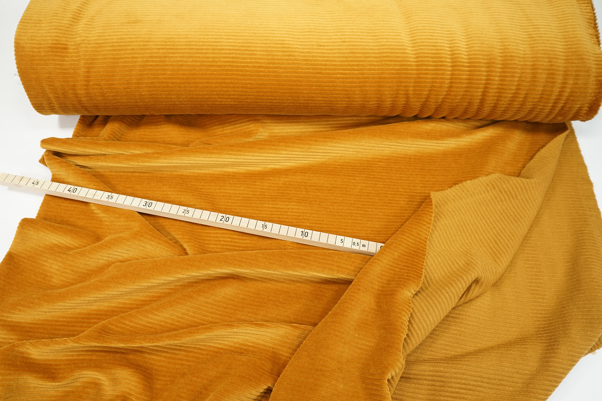 Wide cord jersey - Chris - mustard