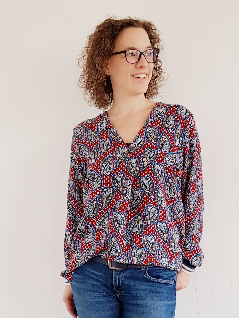 Blouse Lilly Ladies, Paper Pattern