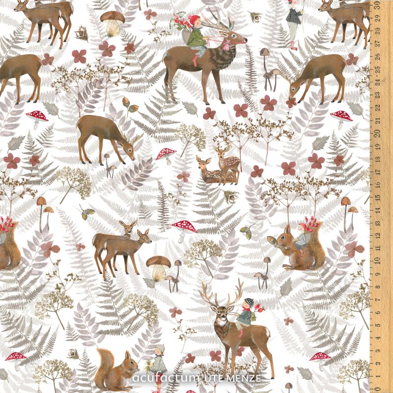 acufactum • Cotton fabric • Forest Friends • Kerstin Heß