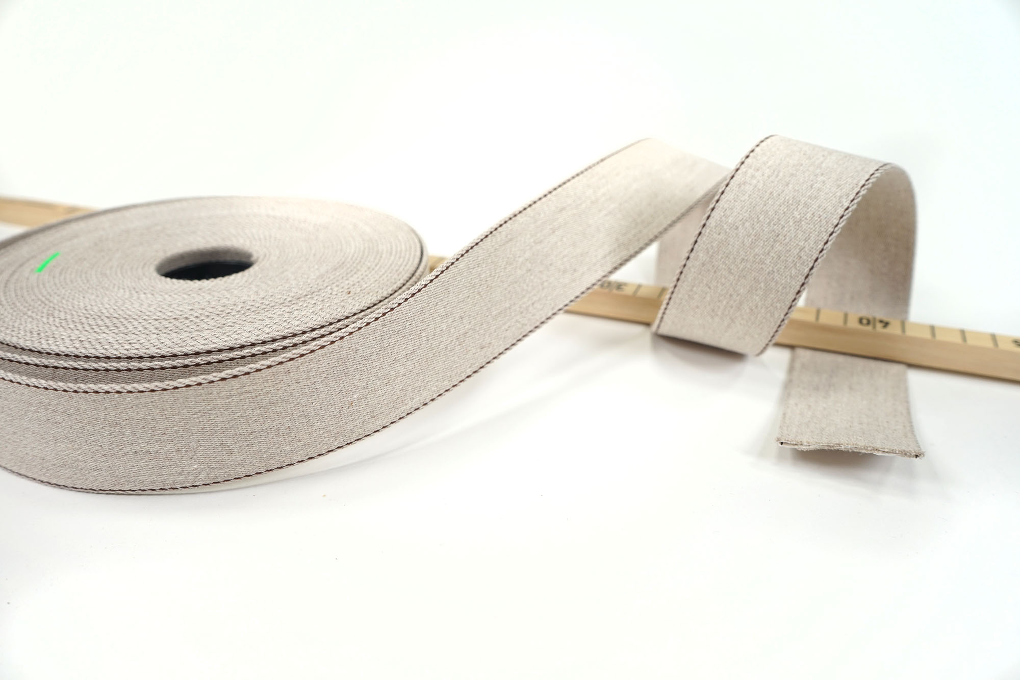 Webbing - Doubleface - 40 mm - beige