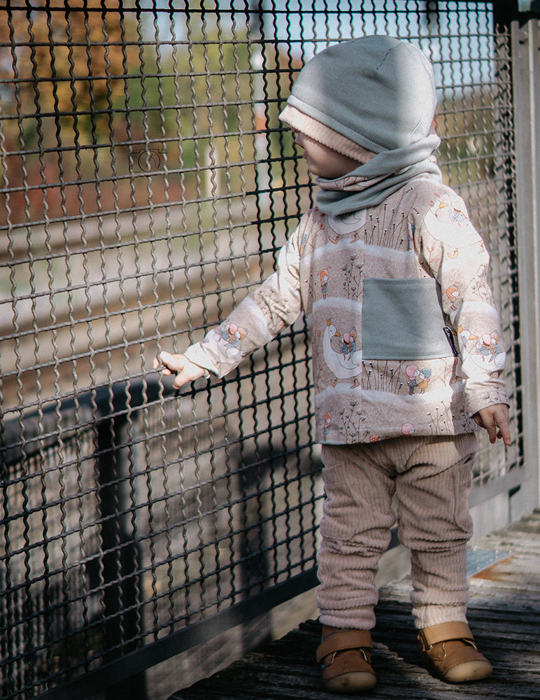 Stoffonkel - Organic jersey - Susalabim - Winterkinder (GOTS)