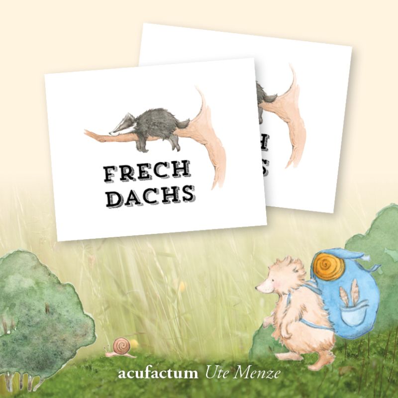 acufactum - Patch - Cheeky Badger