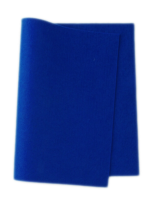 Wool felt blue • 100 % pure wool