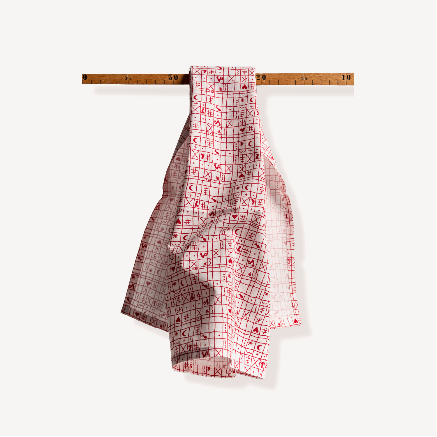 Westfalenstoffe - Chicken - white red