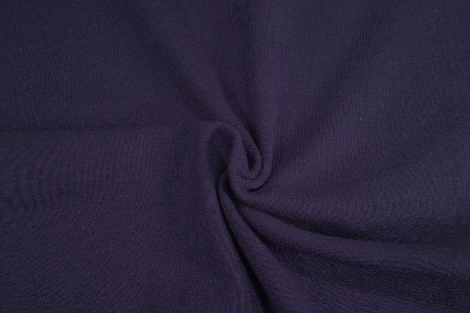 Rib knit fabric plain uni violet