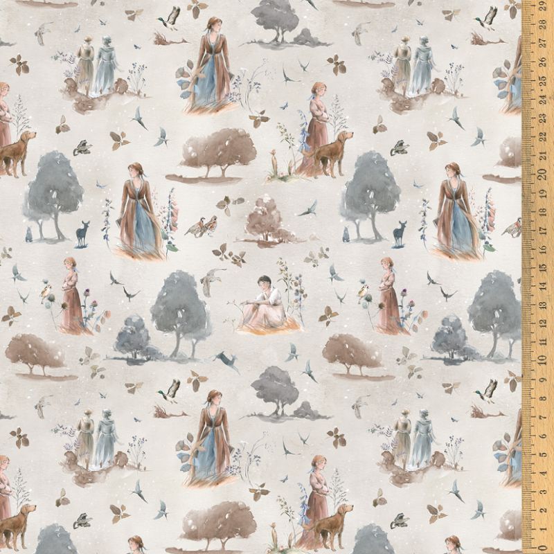 acufactum - Cotton fabric - Places of longing - Sophia Drescher