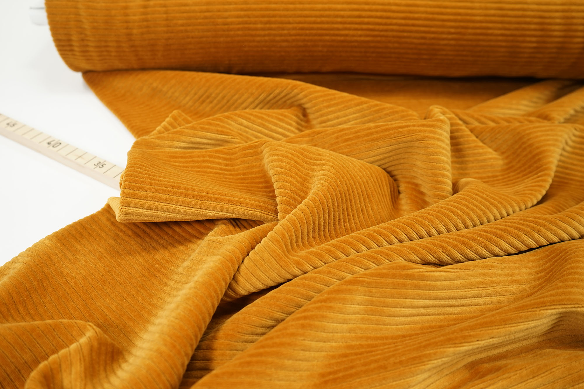 Wide cord jersey - Chris - mustard