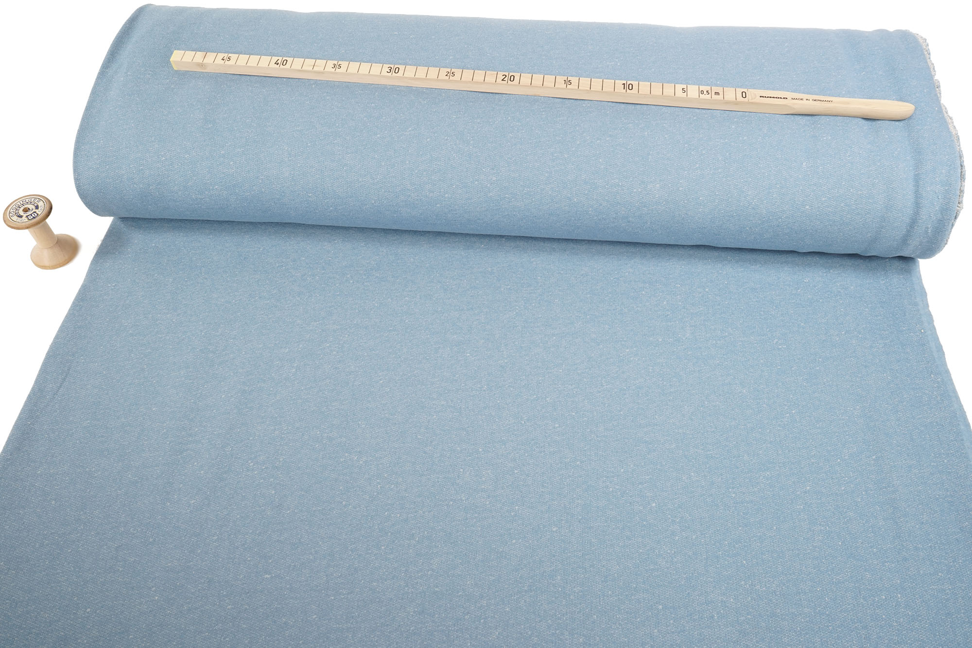 Sweat French Terry • roughened • jeans blue melange