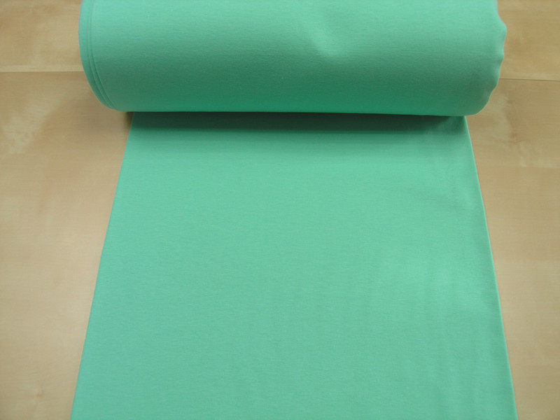 Ribbing tube uni dark mint Cotton Jersey Knit Fabric