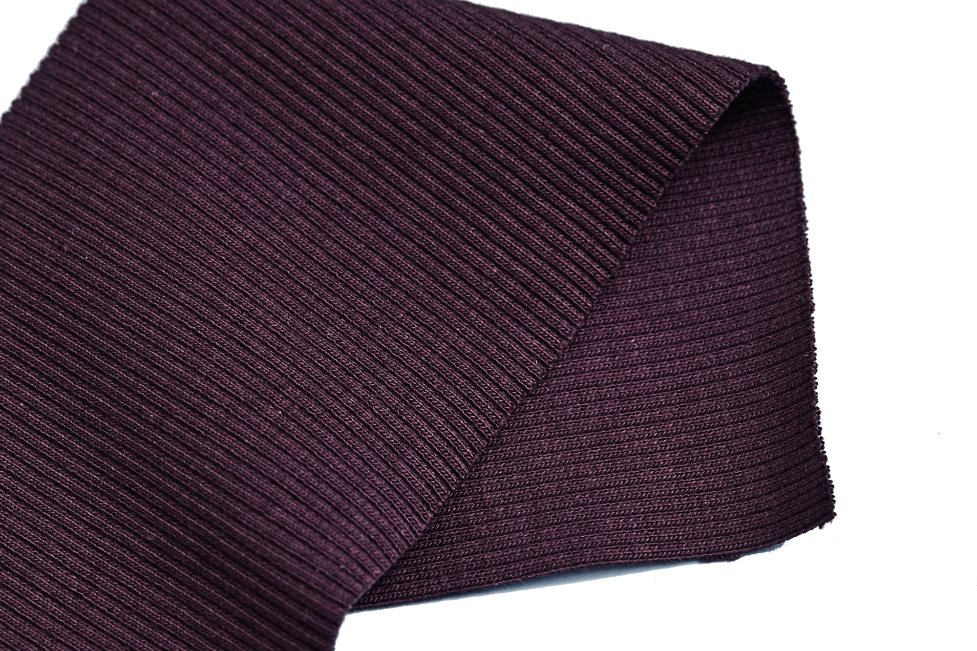 Organic 2 X 1 Ribbing - Cuffs - mind the MAKER - grape