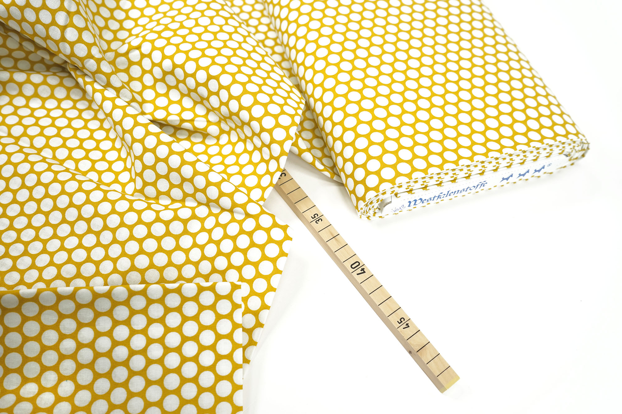 Westfalenstoffe - Copenhagen - Dots - turmeric