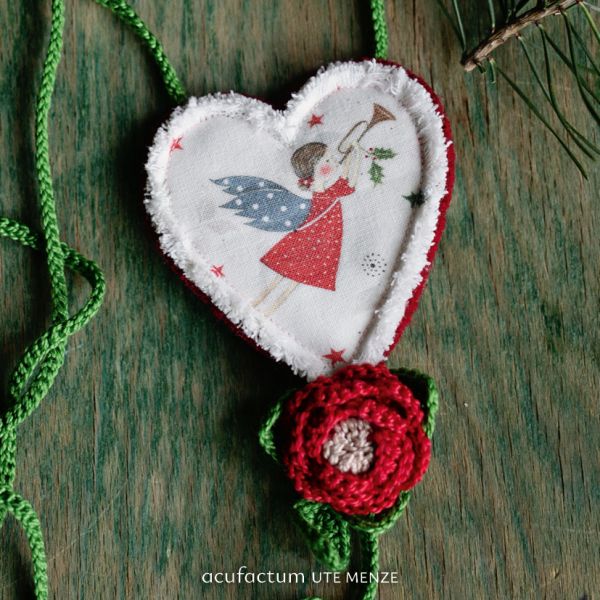 acufactum - Cotton fabric - Christmas angel - Kerstin Heß