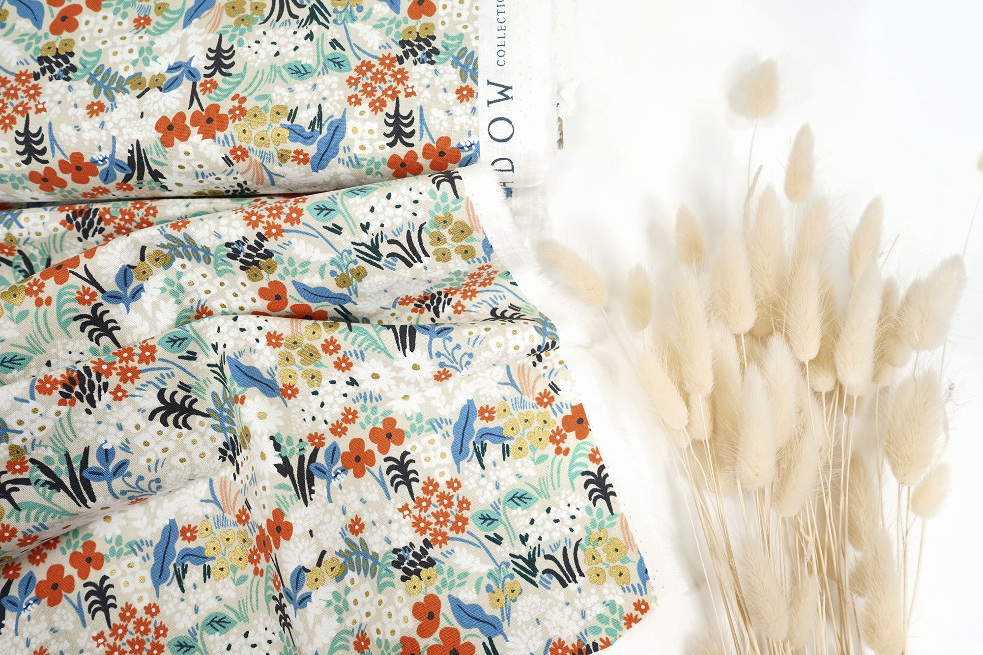 Cotton+Steel - Canvas - Bon Voyage - Meadow - Rifle Paper Co.
