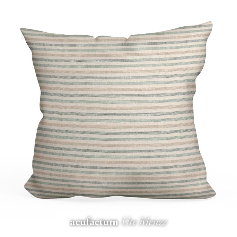 acufactum - Cotton fabric - stripes - green