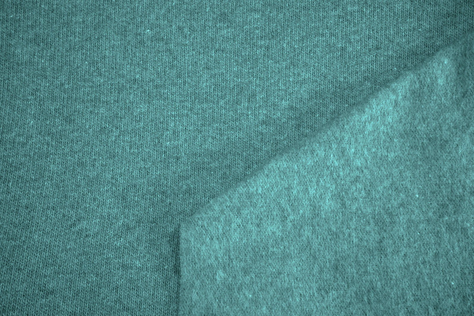 Knitwear Bene roughened uni mint Cotton fabric made in Italy